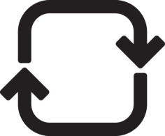 Counter Arrow Outline Icon Svg Set, Free Vectors File